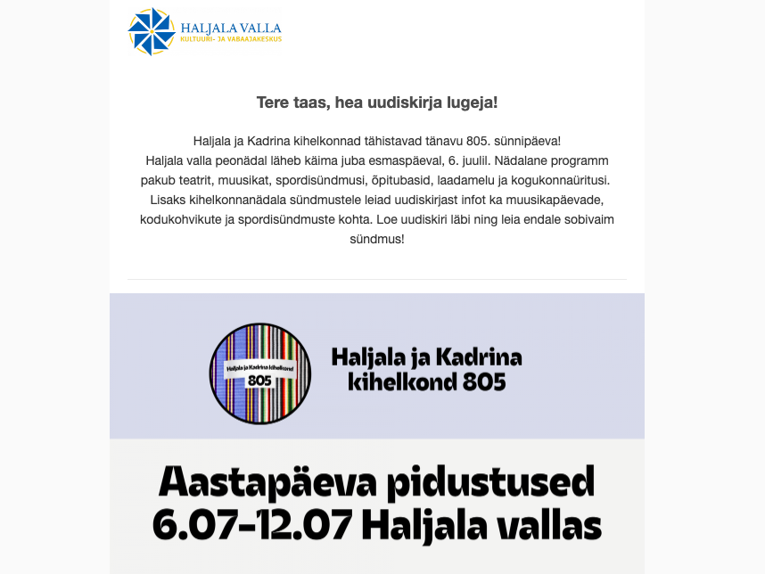 juulikuu uudiskiri kuvake