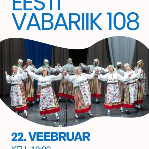 Eesti Vabariik 108 kontsert-aktus 22. veebruaril kell 12:00