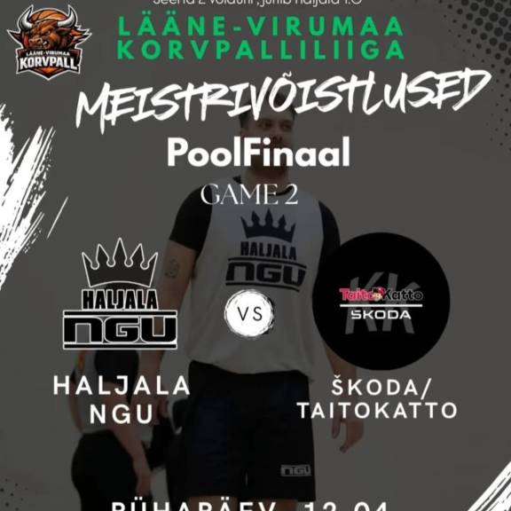 Lääne-Virumaa korvpalliliiga poolfinaal 12.04 kell 16:00