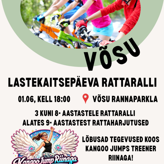 Lastekaitsepäeva rattaralli 01.06 kell 18:00 Võsul